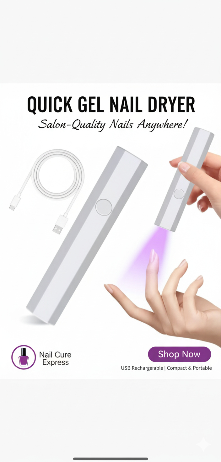 Mini UV LED Nail Lamp